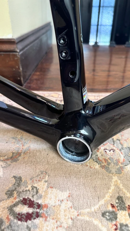  Colnago C68 Ti.  Feito na Itália!  Tamanho 53.  Porcas de poeira de titânio impressas em 3D    - Imagem 3 de 4