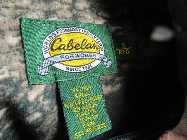Cabela's Woman's Camouflage Shirt Warm Flannel Hunting Camo Size Small - Image 3 of 4
