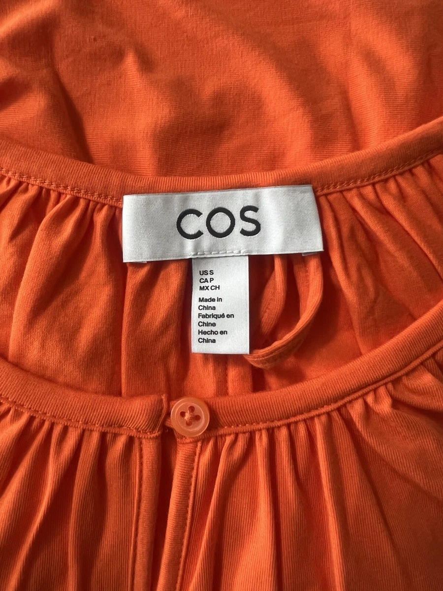 Cos top orange dress