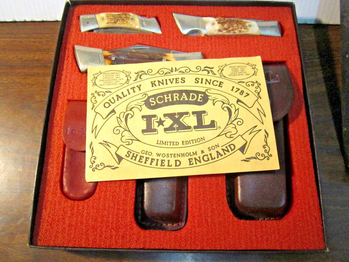 I*XL-Schrade Wostenholm Snap-on Matched Commerative Set | eBay