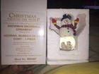 CHRISTMAS AROUND THE WORLD Snowman Snowball Ornament — photo 1