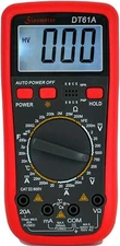 TekPower TP61A AC/DC 20A Current Digital Multimeter with Temperature Measure