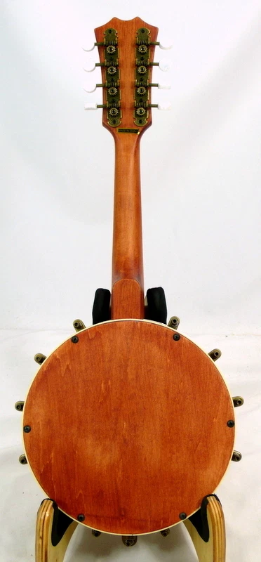 Rally Banjo mandolin, quality mahogany , rosewood, open geared tuner DMB-1 - Image 2 of 4