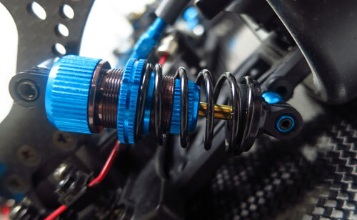 Yeah Racing Shock-Gear 55mm Damper Set For 1/10 RC Drift Touring Car GunMetal - Picture 6 of 9
