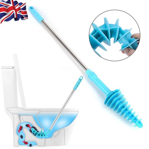 Toilet Drain Unblocker Plunger Flexible Blockage Unblocker Clog Remover