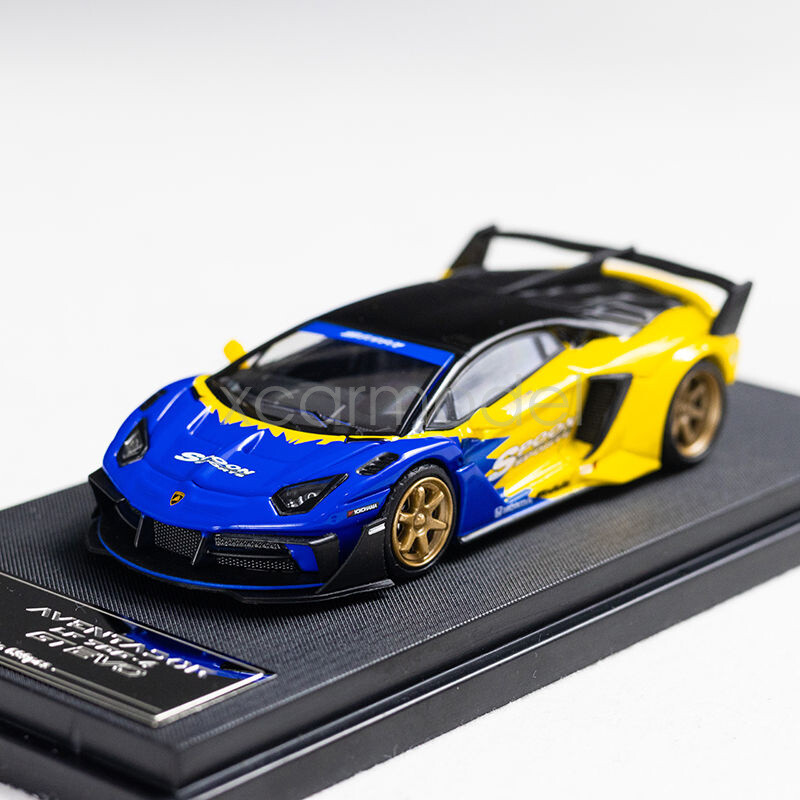 1:64 Scale Lamborghini Aventador LP700-4 GT Evo LBWK Diecast Metal Sports Car Model