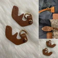 Brown Strap Buckle Handbag Crossbody Bags Accessories For Longchamp One Pair