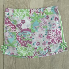 Lilly Pulitzer Girl s Skort Size 12. Pink Lions Giraffes.