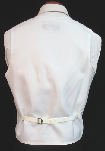 Men's Joseph Abboud Light Silver Tuxedo Vest Wedding Groom Prom XLL Tall - Picture 4 of 5