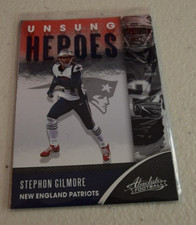 2020 Panini Absolute #UH-SG Stephon Gilmore Unsung Heroes Spectrum Red