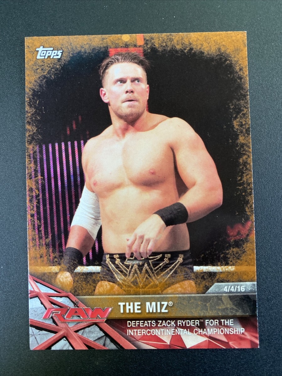 2017 Topps WWE Road To WrestleMania Bronze The Miz #69