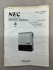 NEC PJ-4000EN Original Service Manual Free Shipping