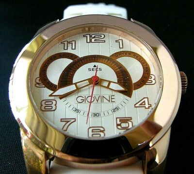 Giovine Quartz Watch with Rubber Bracelet 
