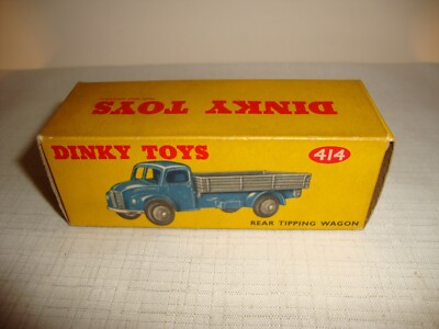 DINKY TOYS 414 REAR TIPPING WAGON - EXCELLENT in original BOX