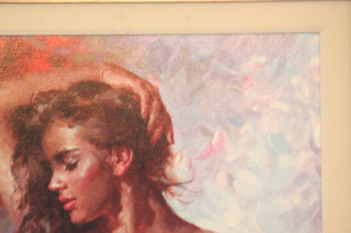 stephen pan limited edition print MIYA 186/295 ART PRINT , FEMALE SIGNED,FRAMED - Picture 6 of 12