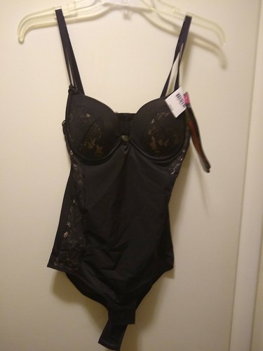 Maidenform Shapewear Lift Cup Body Shaper DM1033 Black Combo Size 34 B New $66
