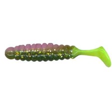 Charlie Brewer's 3" Bass Slider Grub CBSBGFL38 Chicken, 30ct