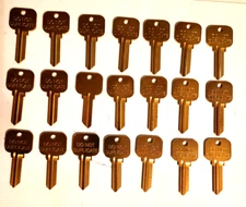 Lot of 21  Kustom Key   Brass "Do Not Duplicate" Key blanks