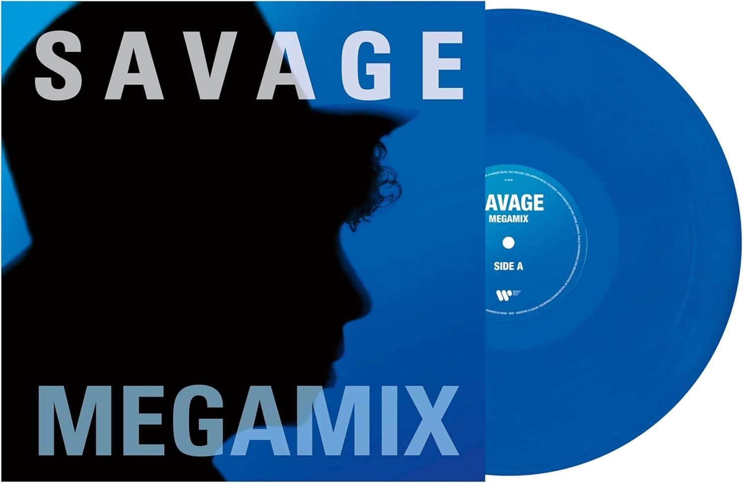 Savage "Megamix" LTD 12" Blue Vinyl Italodisco