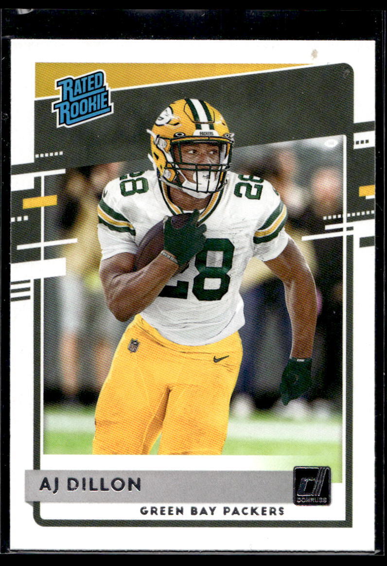 2020 Donruss Rated Rookie AJ Dillon 324  RR, RC    Rookie