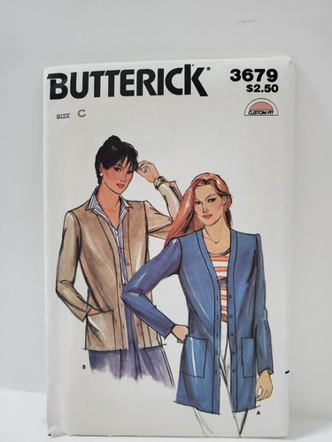 Butterick 3679 Size 16-18-20 Jacket Uncut