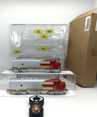 #ad Menards 275 9282 Santa Fe Warbonnet F 3 AA Diesel Engines Used O Gauge 3945 4429 $279.99