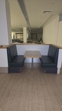 restaurant bench seating used