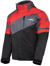 KATAHDIN GEAR KATAHDIN GEAR RECON JACKET MENS, BLACK/GREY/RED LARGE 84400604