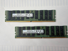 Lot of 2 Samsung 64GB 128GB Total PC4-2666V DDR4 LRDIMM Server RAM M386A8K40BM