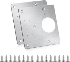 Cabinet Hinges Repair Plate,Stainless Steel Hinge Repair Brackets Kit,Kitchen Cu