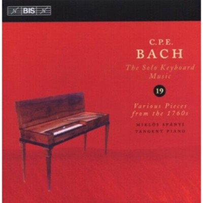 CPE Bach Solo Keyboard 19 Various Pieces from the 1760s CD New & Sealed