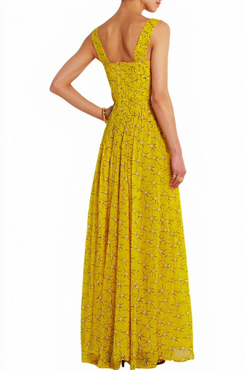 knee length dresses for ladies DVF/TARGET FLORAL SMOCK MAXI DRESS main image 0