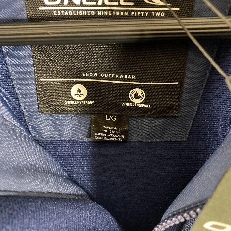 Chaqueta O'NEILL CUE SNOW OUTWEAR Talla XL Firewall/Hyperdry Victoria Azul Nueva con Etiquetas Foto 4 de 4