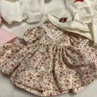 Vintage Doll Trunk Case with Clothing Accessories Lot Dresses Shoes Hats Knit — photo 3