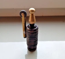 Vintage old Soviet Petrol bullet trench soilder lighter USSR war memorable WW2