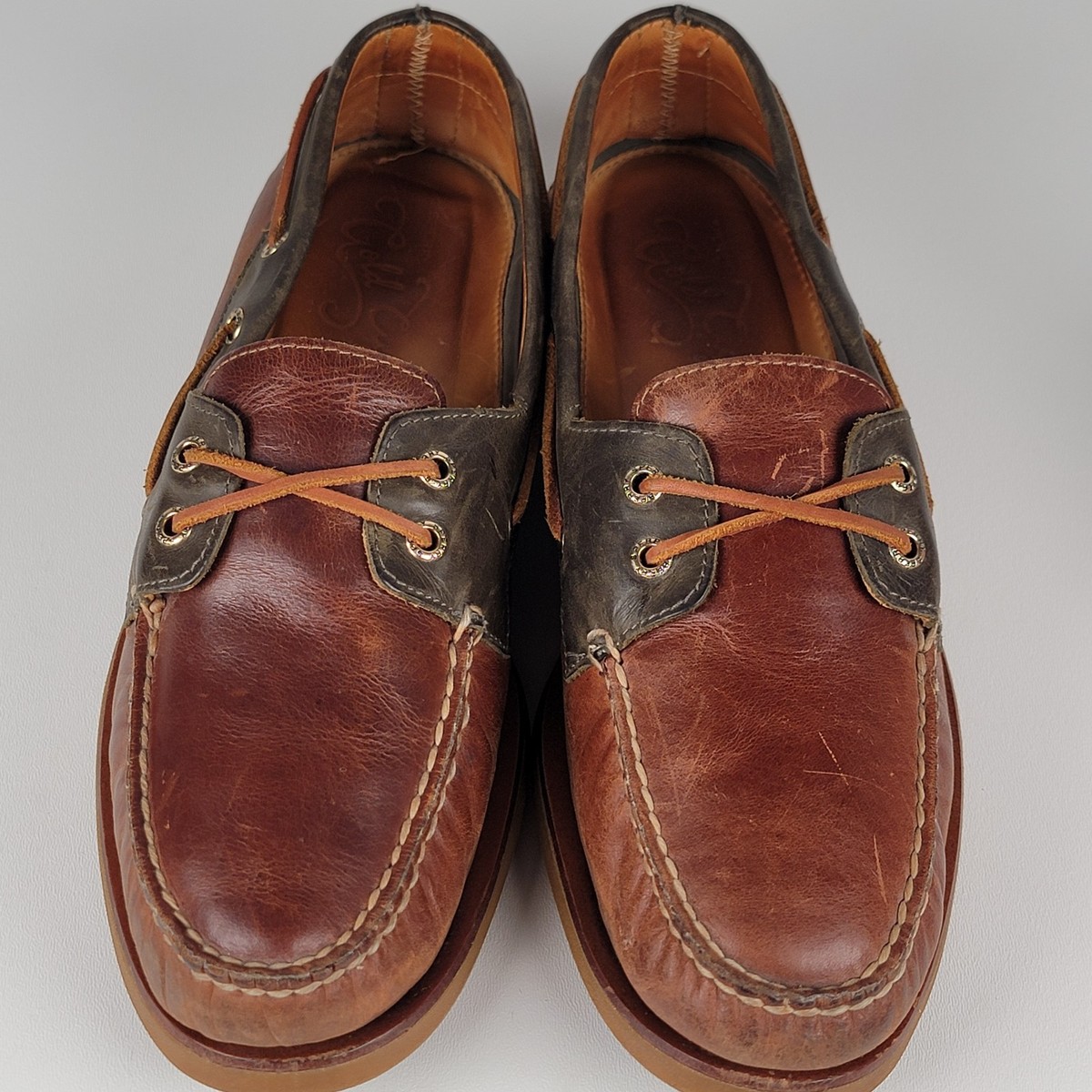 slim fit dress slacks Sperry Men's Gold Cup Authentic Original 2-Eye Boat Shoe - Black/Brown main image 1
