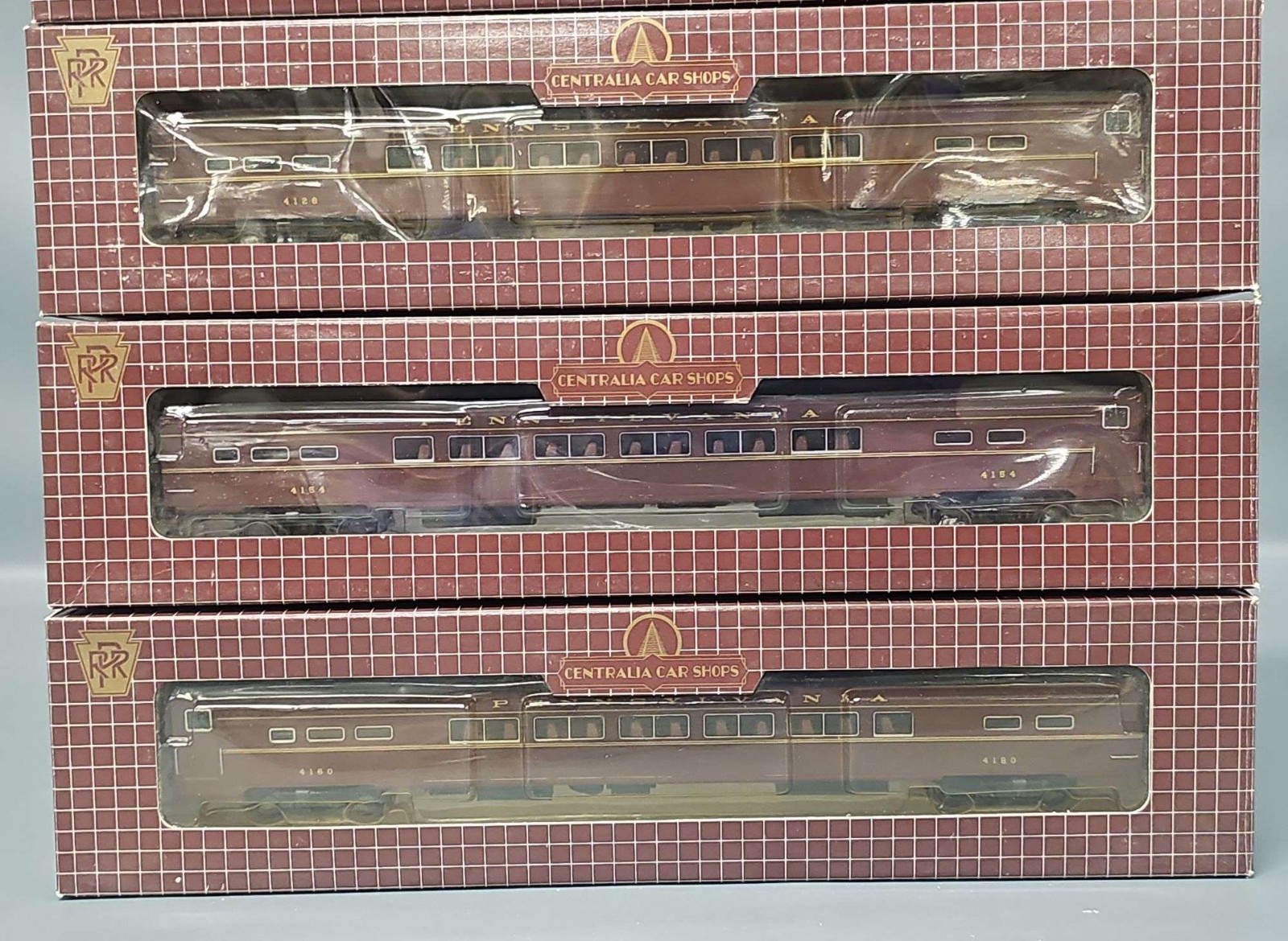 Lot (6) Centralia Shops HO Scale Pennsylvania P85 Passenger Car Set ...