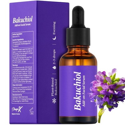 Bakuchiol Serum for Face - High-Potency DIY Mix-in 1 Fl Oz (Pack of 1) 
