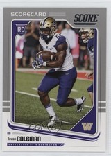 2018 Score Rookies Scorecard Lavon Coleman #434 fm0