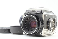  Near Mint   Zenza Bronica S2 Black Film Camera Nikkor P 75mm f/2.8 Lens Japan