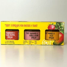 Trader Joe's 3 Spreads for Cheeses & Toast - 13.75 Oz LIMITED