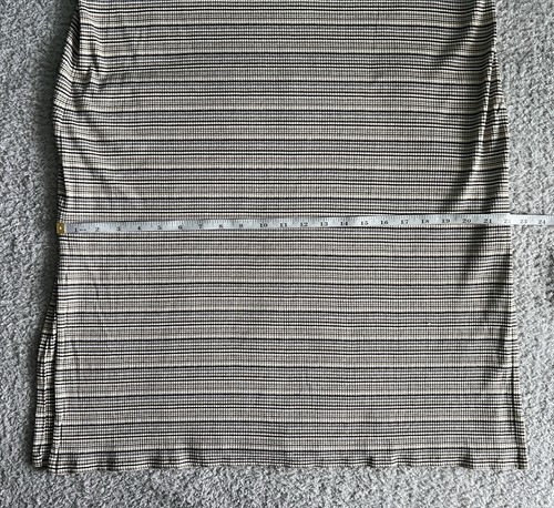 J Jill Wearever Tunic Top Shirt Women’s Sz Large Brown Stripe Stretch Sleeveless - Picture 12 of 13