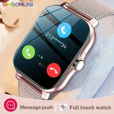 Smartwatch Android Phone 1.44''Inch HD Screen Bluetooth Call Blood Oxygen/Press