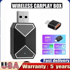 2 in 1 Mini Wireless CarPlay & Android Auto Wireless Adapter - Wireless CarPlay
