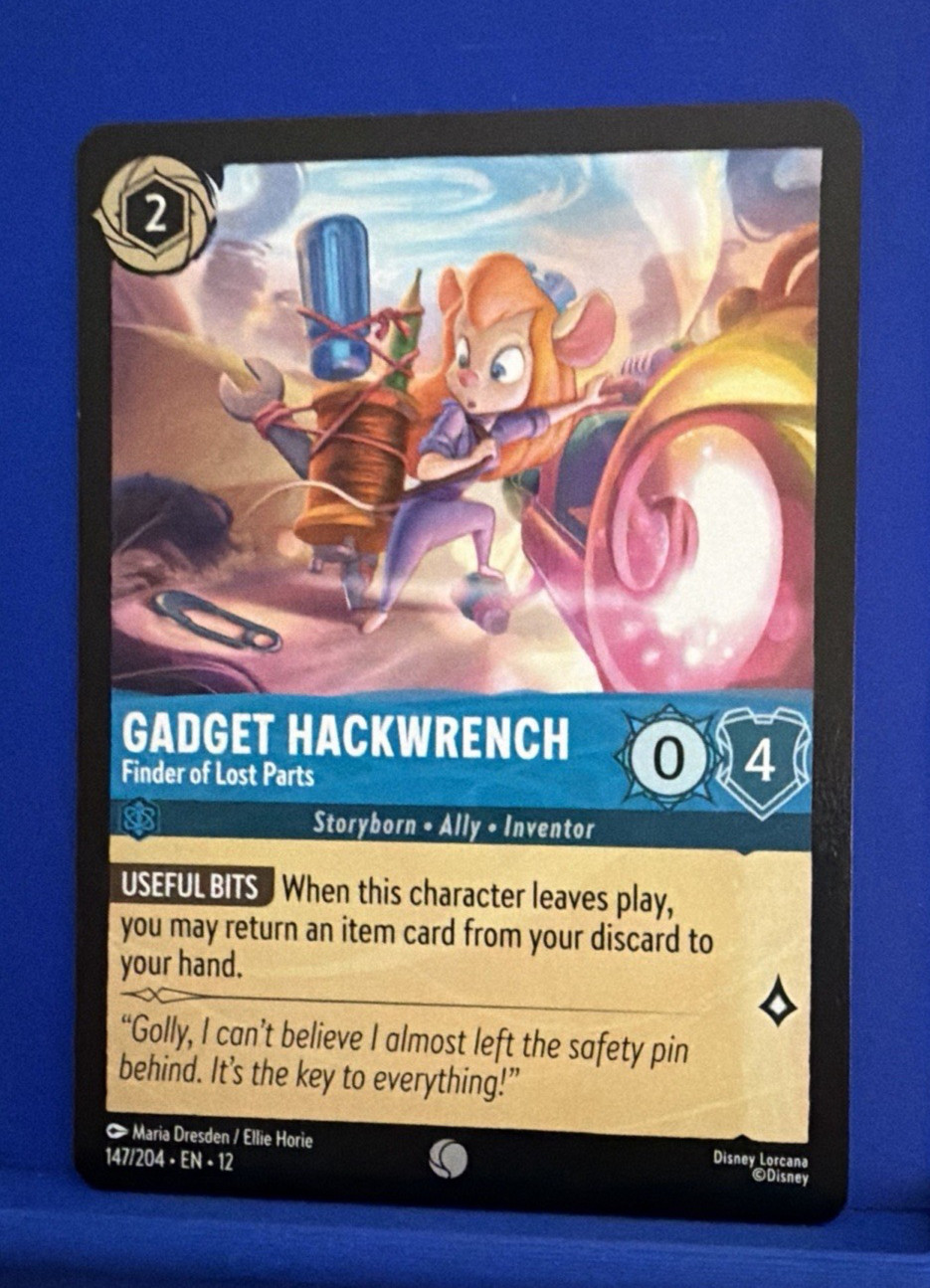 Gadget Hackwrench - Finder of Lost Parts -Wilds Unknown -Disney Lorcana 147/204