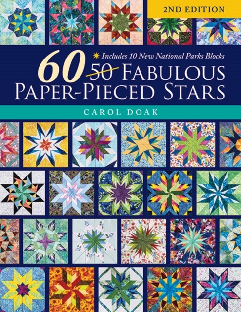 60 Fabulous Paper-Pieced Stars 2nd Edition: Includes by Carol Doak (PB 2023) - Image 4