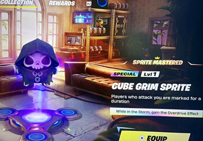 Fortnite Cube Grim Sprite Special Game Item/Asset Sprite Mastered Lvl 1