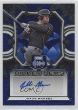 2023 Panini Elite Extra Edition Hidden Gems Blue Jakob Marsee #HG-JMS Auto 0g45