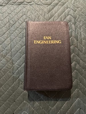 Fan Engineering Handbook 8th Edition Howden Buffalo 1999 Robert Jorgenson NY