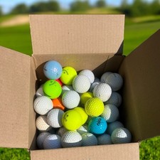 100 Assorted Hit Away Golf Balls Ball Driving Range Shag Practice Bulk Unwashed